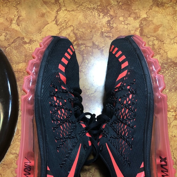 Nike Air Max 2015 NR Black Lava Mesh Running Shoes - Picture 9 of 11